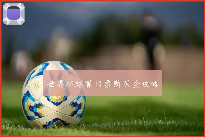 世界杯球赛门票购买全攻略