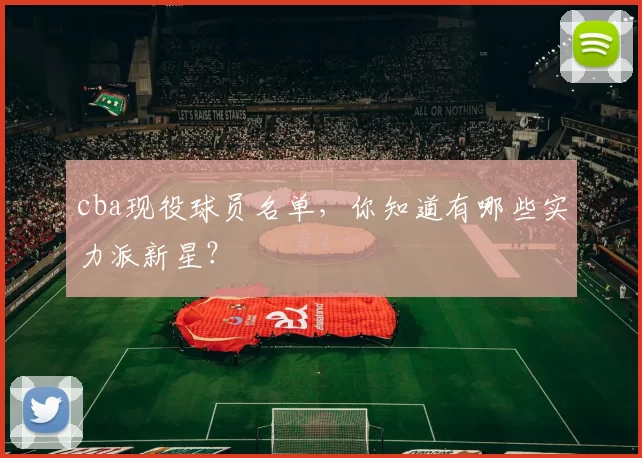 cba现役球员名单，你知道有哪些实力派新星？